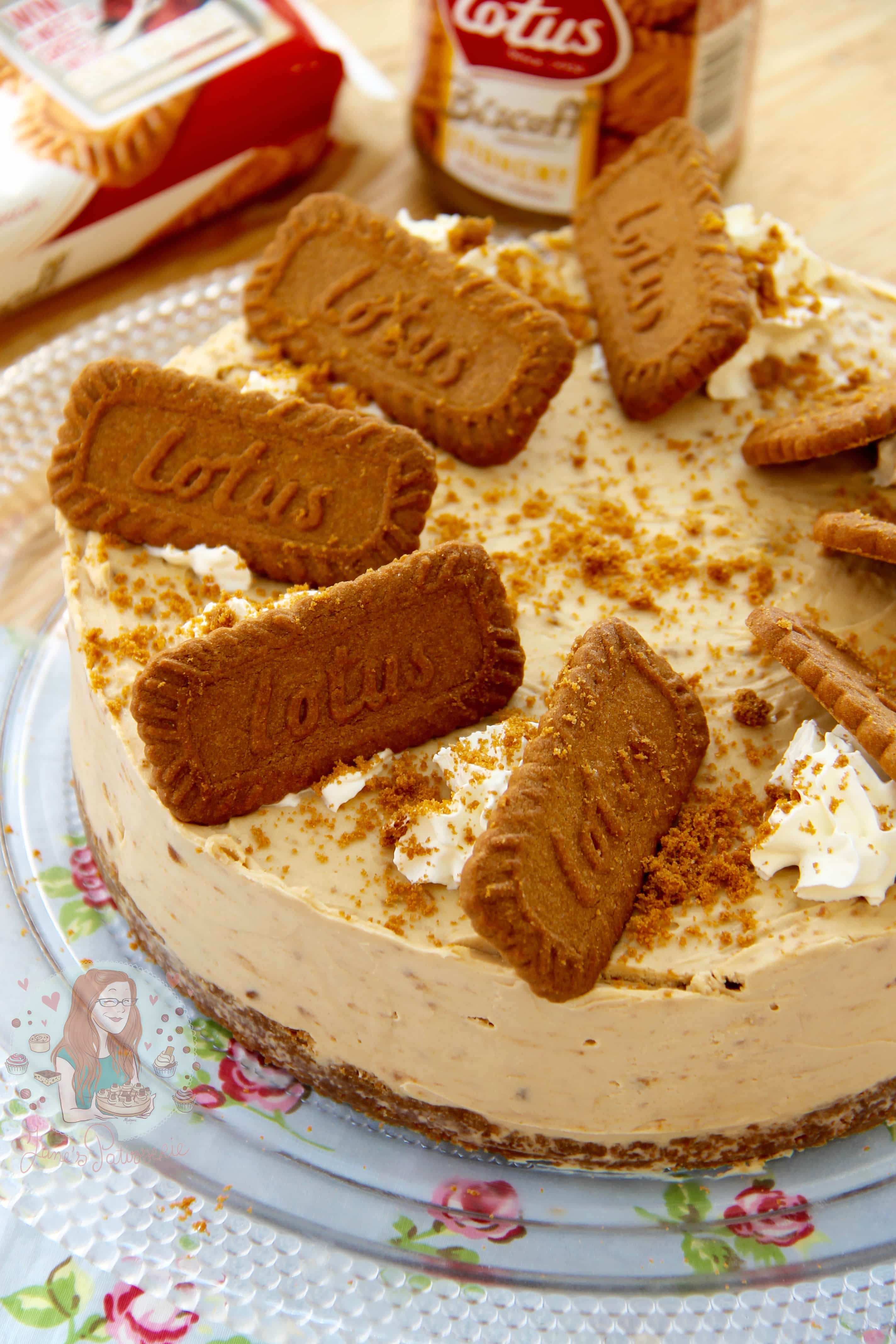 No Bake Biscoff Cheesecake Recipe With Video - The Cake Boutique