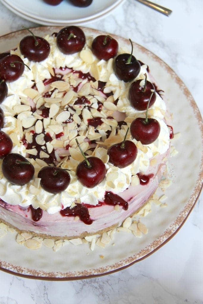 Chocolate Cherry Cake With Fresh Cherries