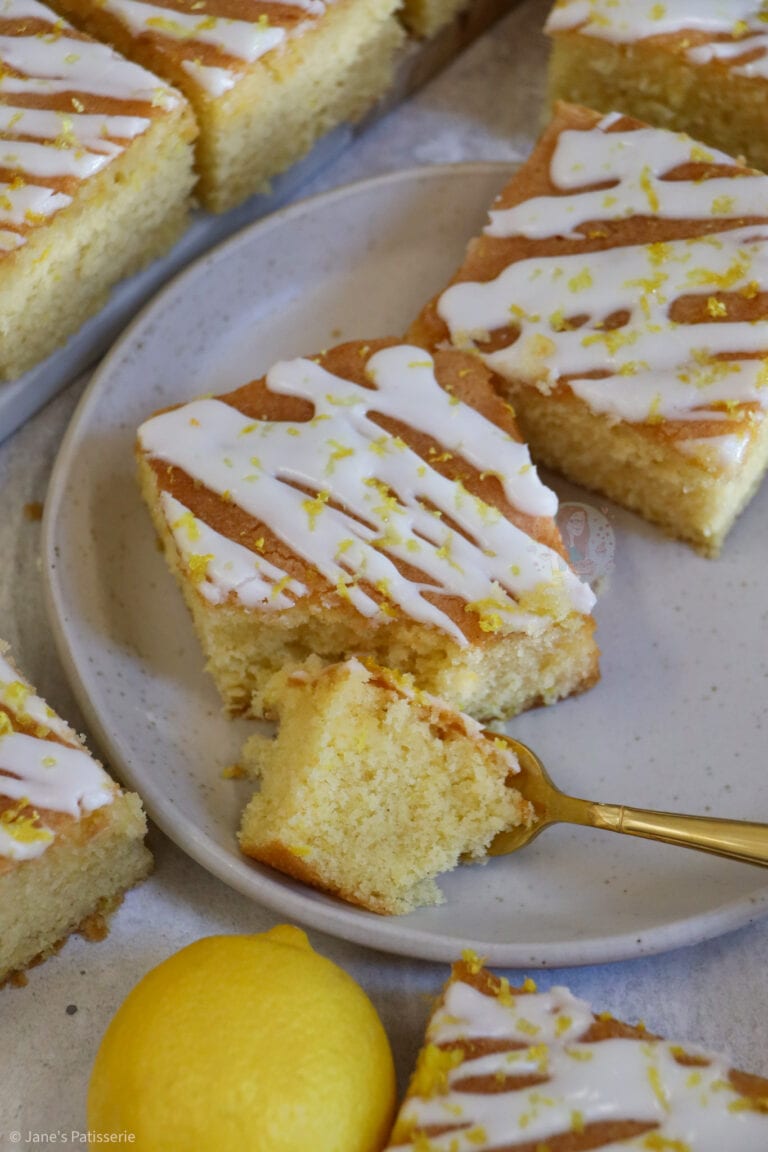 Lemon Drizzle Traybake Jane S Patisserie