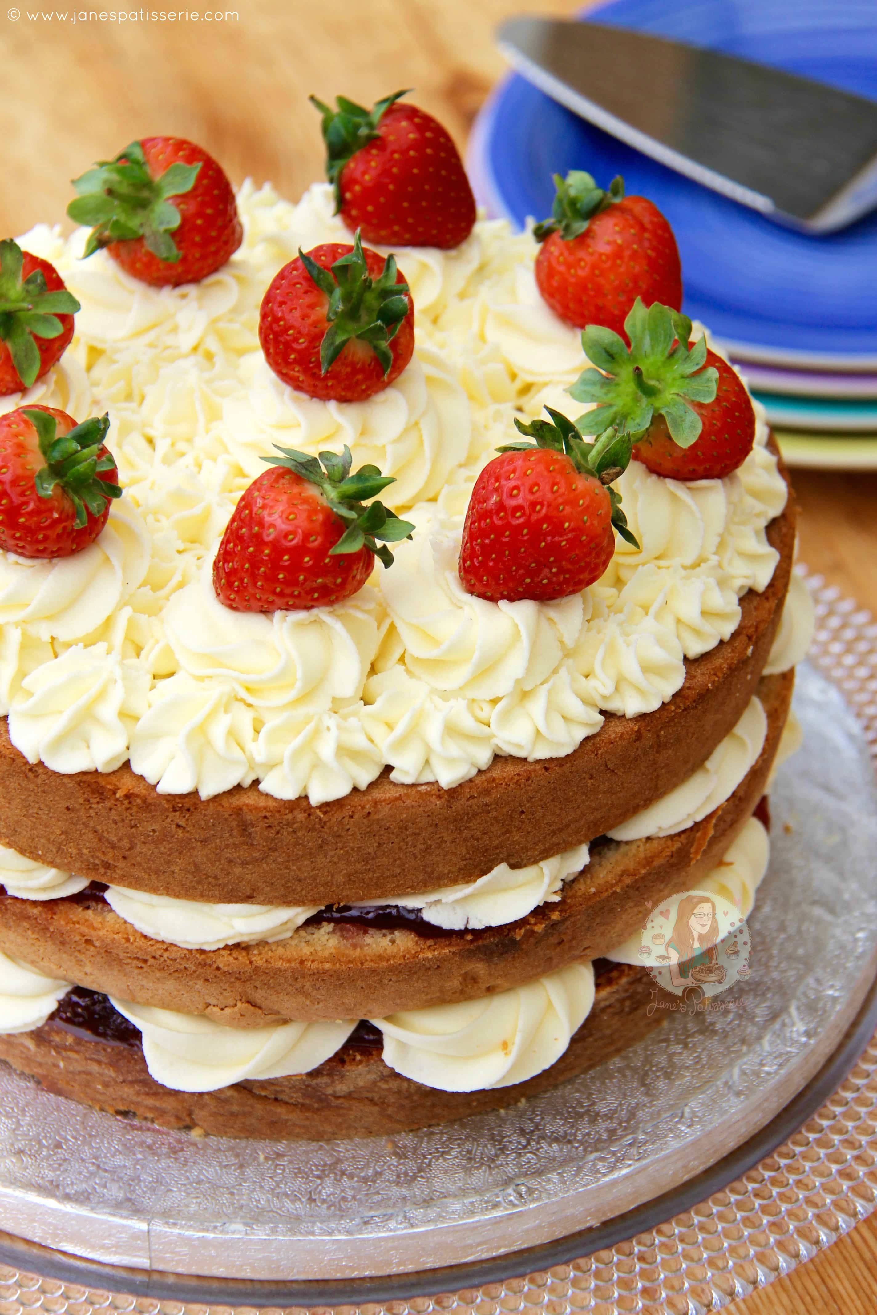 Victoria Sponge - Celebration Cake! - Jane's Patisserie