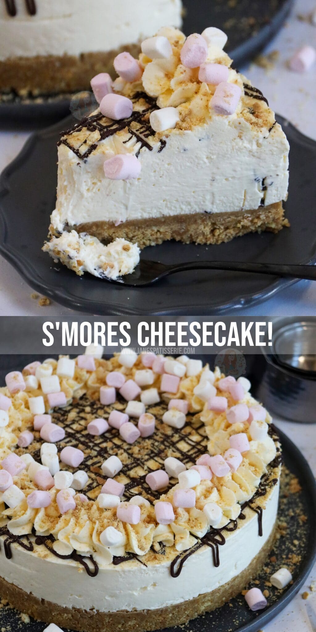 No Bake Smores Cheesecake Janes Patisserie 9278