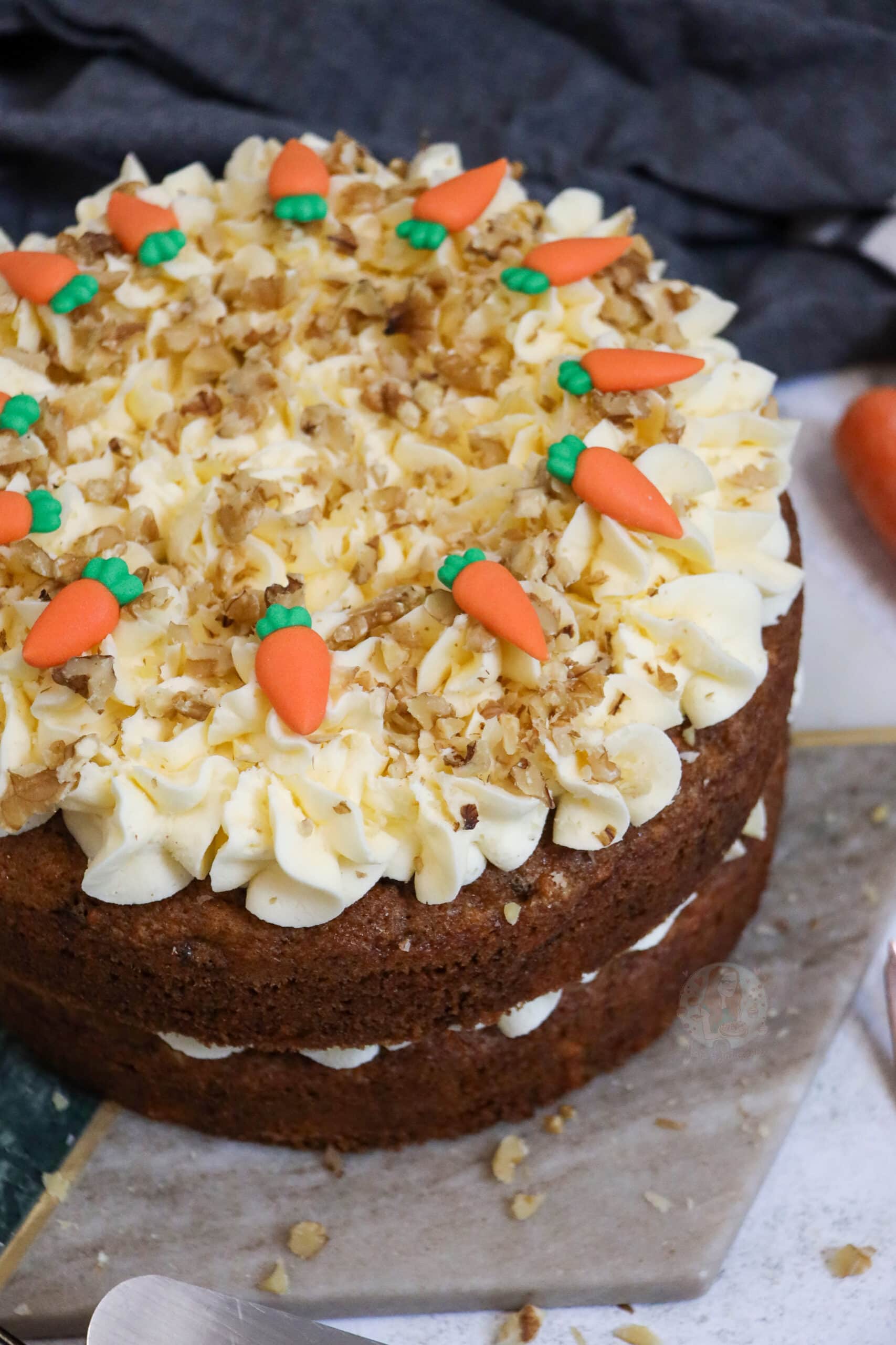 Carrot Cake Cheesecake Recipe - The Girl Who Ate Everything