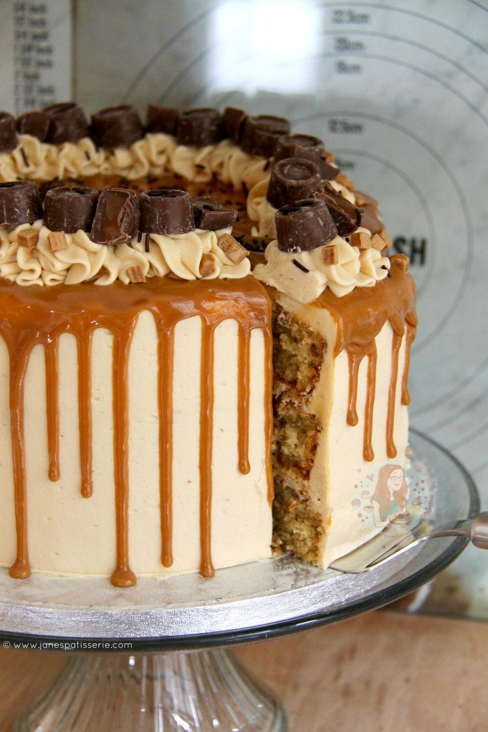 Salted Caramel Drip Cake Jane S Patisserie