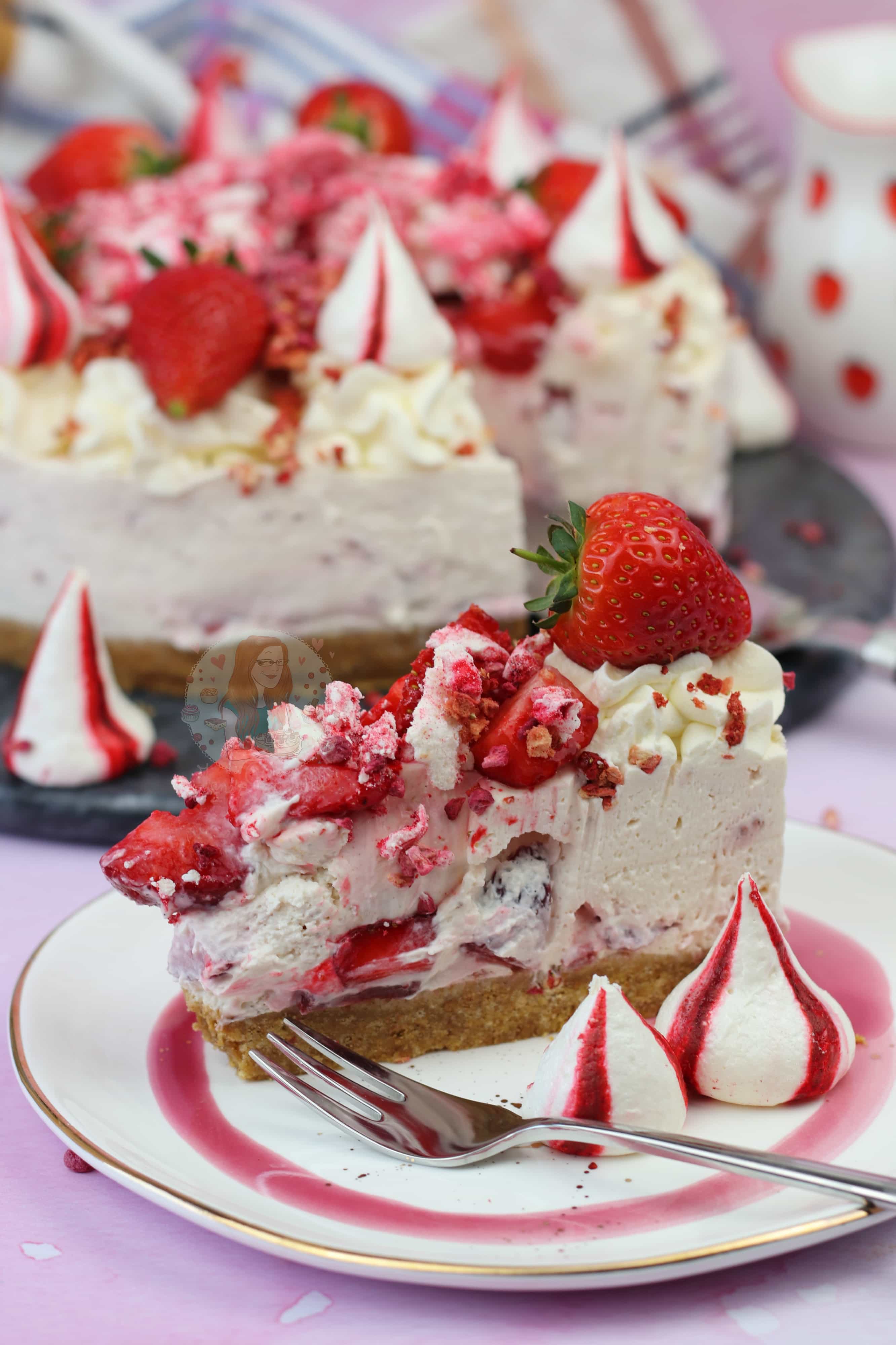 No-Bake Eton Mess Cheesecake! - Jane's Patisserie