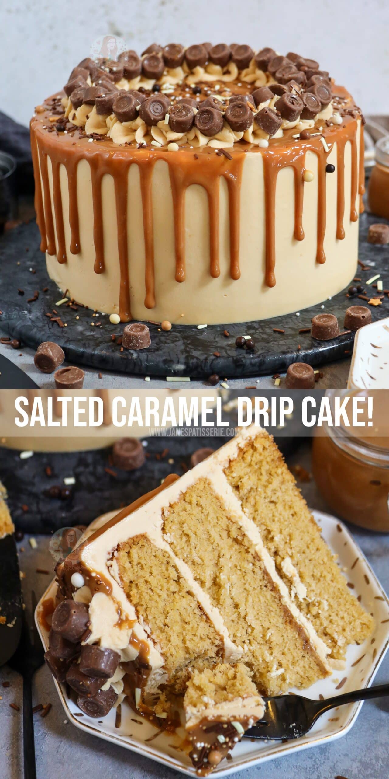 Salted Caramel Drip Cake Jane S Patisserie