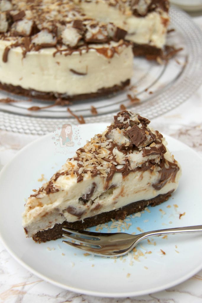 No-Bake Bounty Cheesecake! - Jane's Patisserie