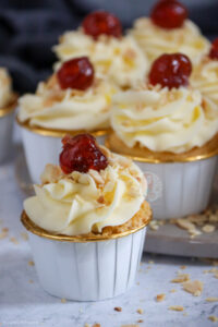 Cherry Bakewell Cupcakes! - Jane's Patisserie