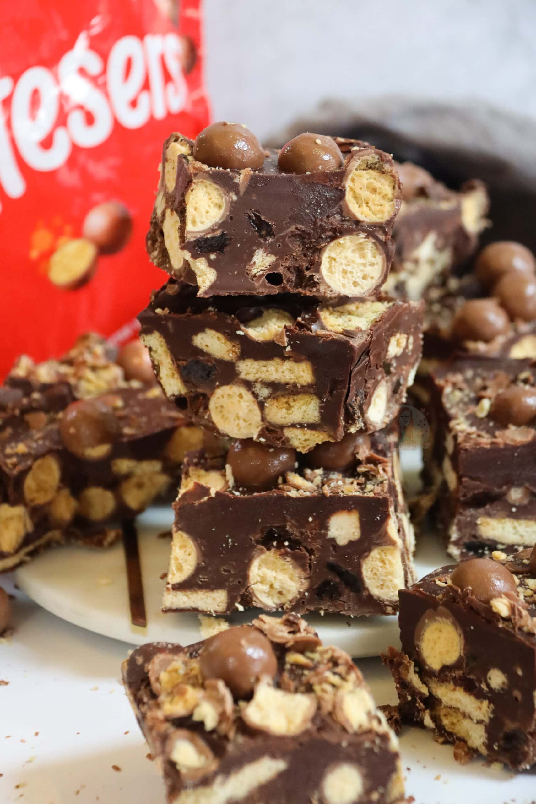 Tesco is selling chocolate traybake topped with M&Ms, Maltesers