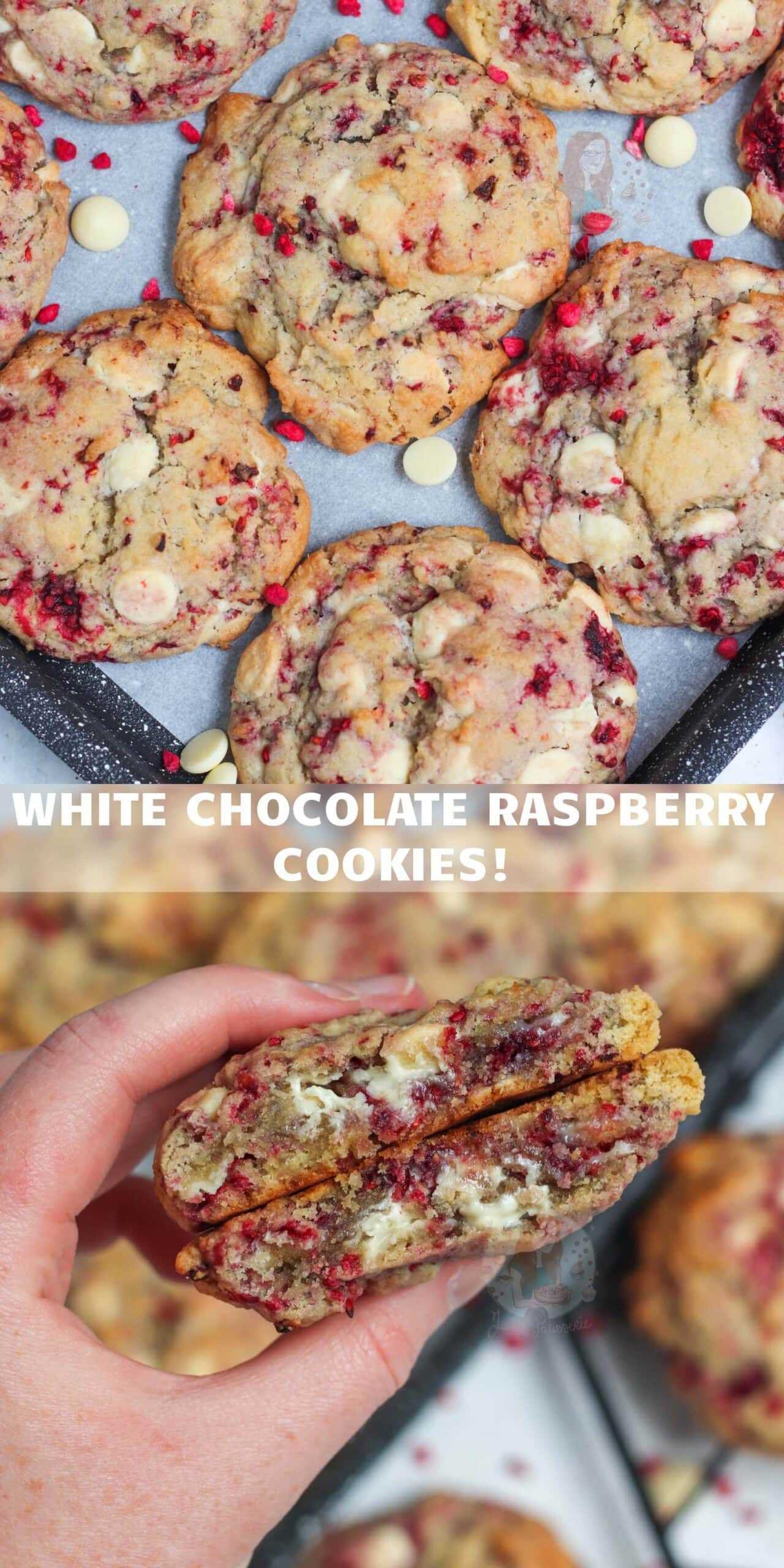 White Chocolate Raspberry Cookies Janes Patisserie 