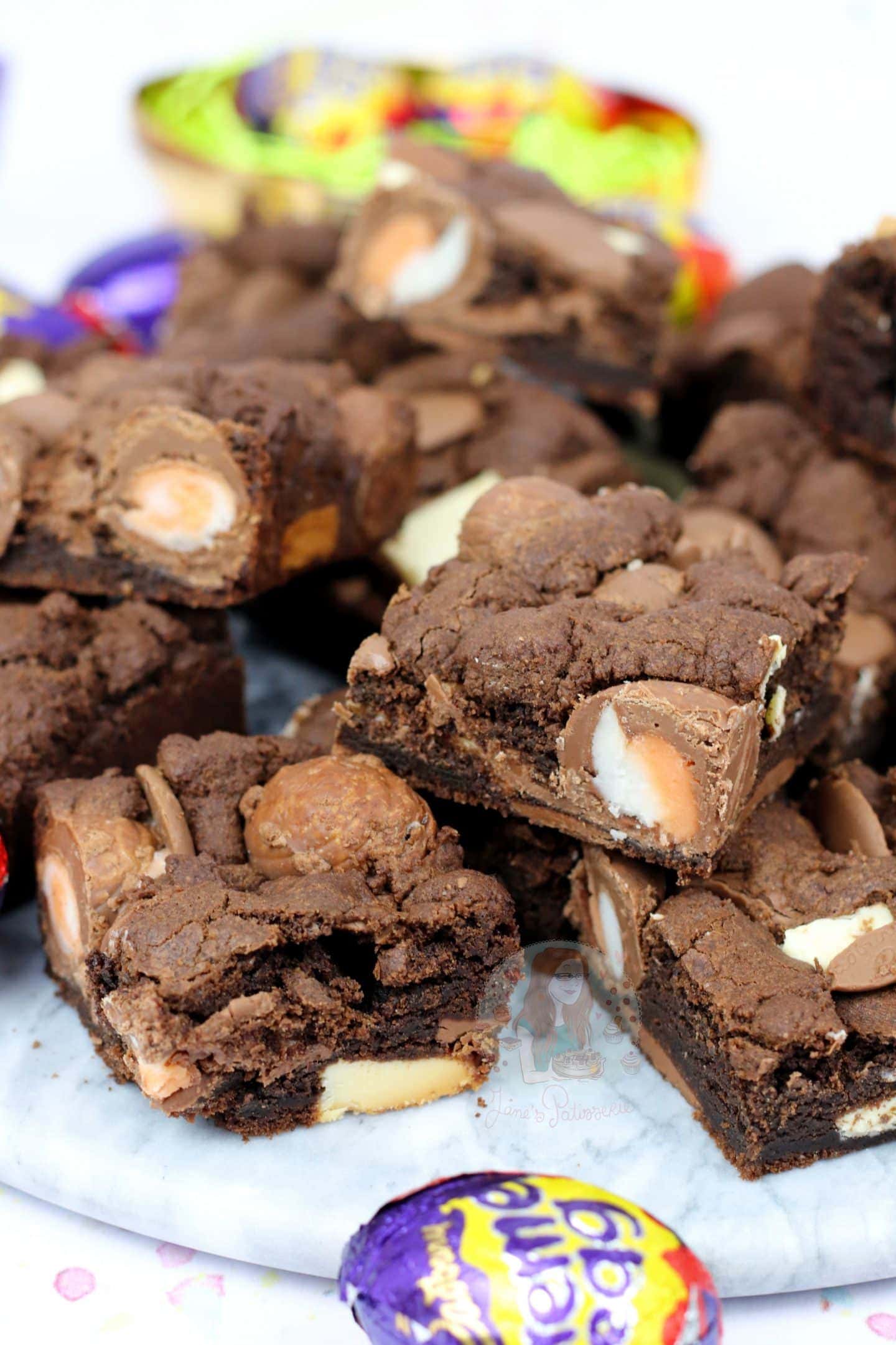 Creme Egg Cookie Bars! Jane's Patisserie