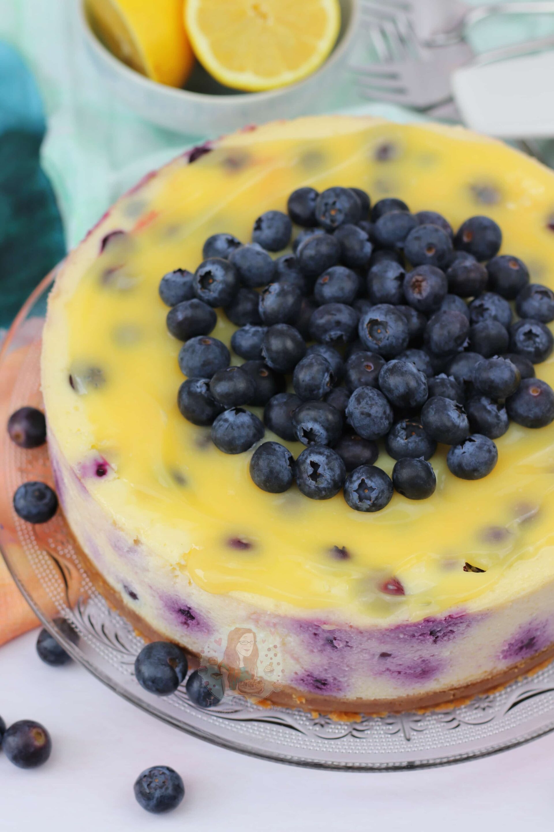 Lemon & Blueberry Cheesecake! - Jane's Patisserie