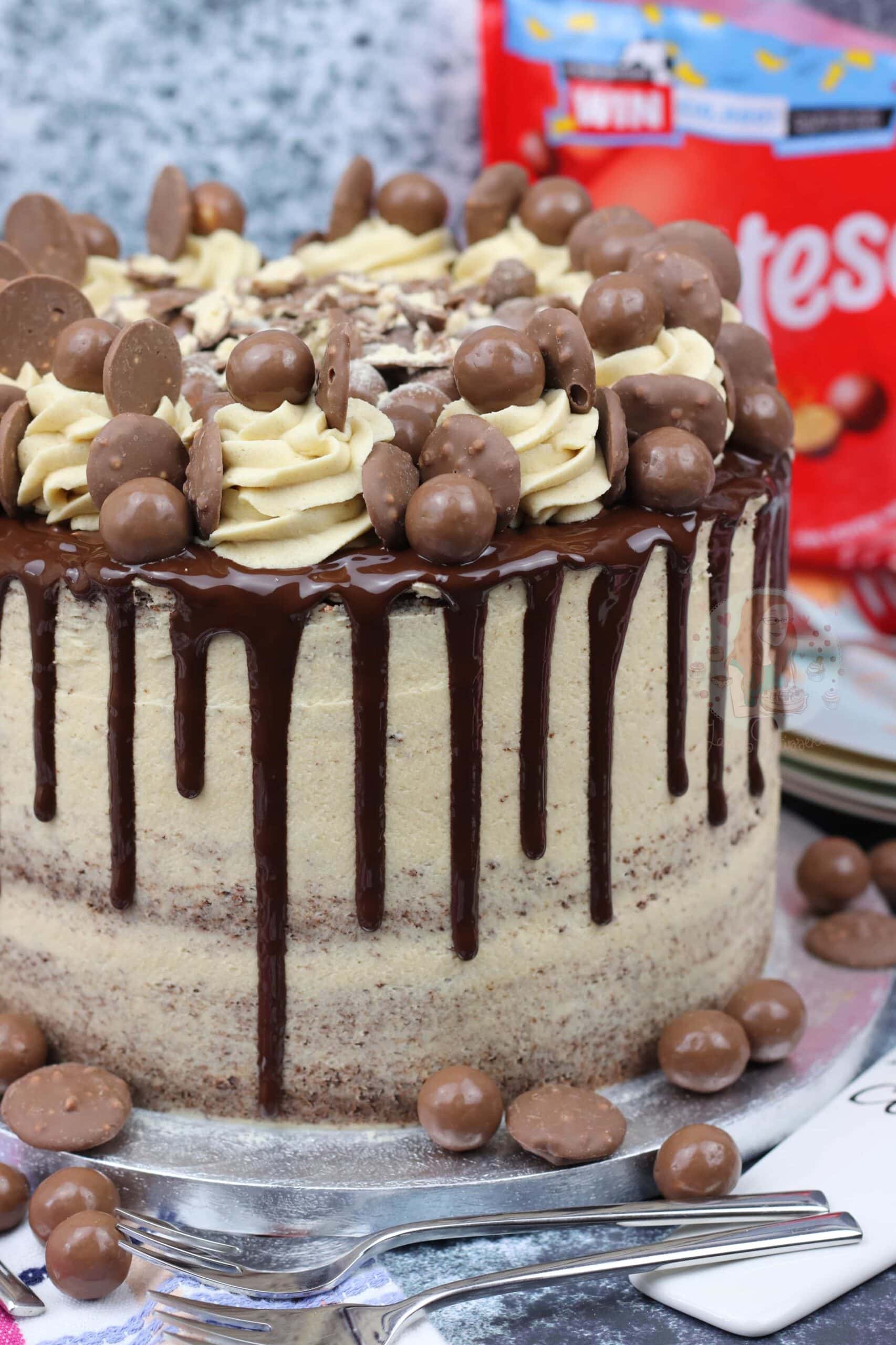 Tesco is selling chocolate traybake topped with M&Ms, Maltesers