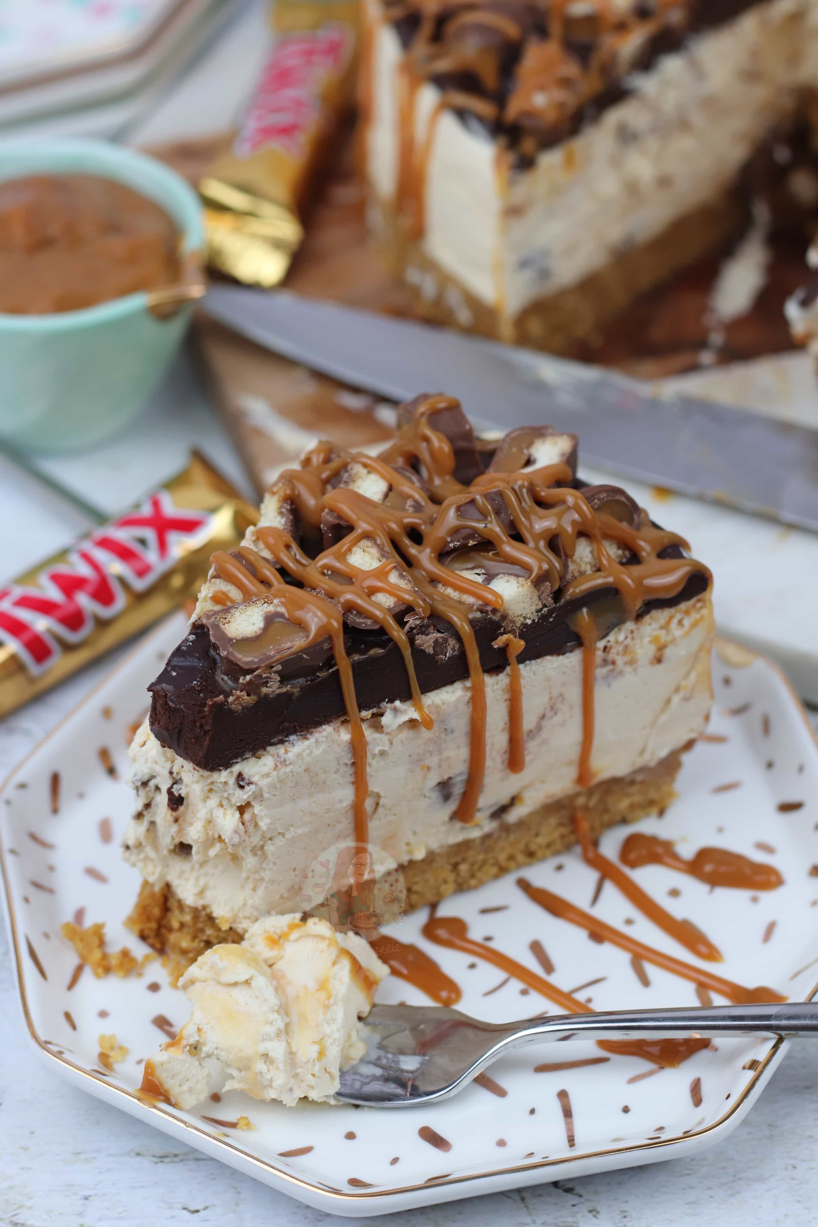 Twix Cheesecake! - Jane's Patisserie