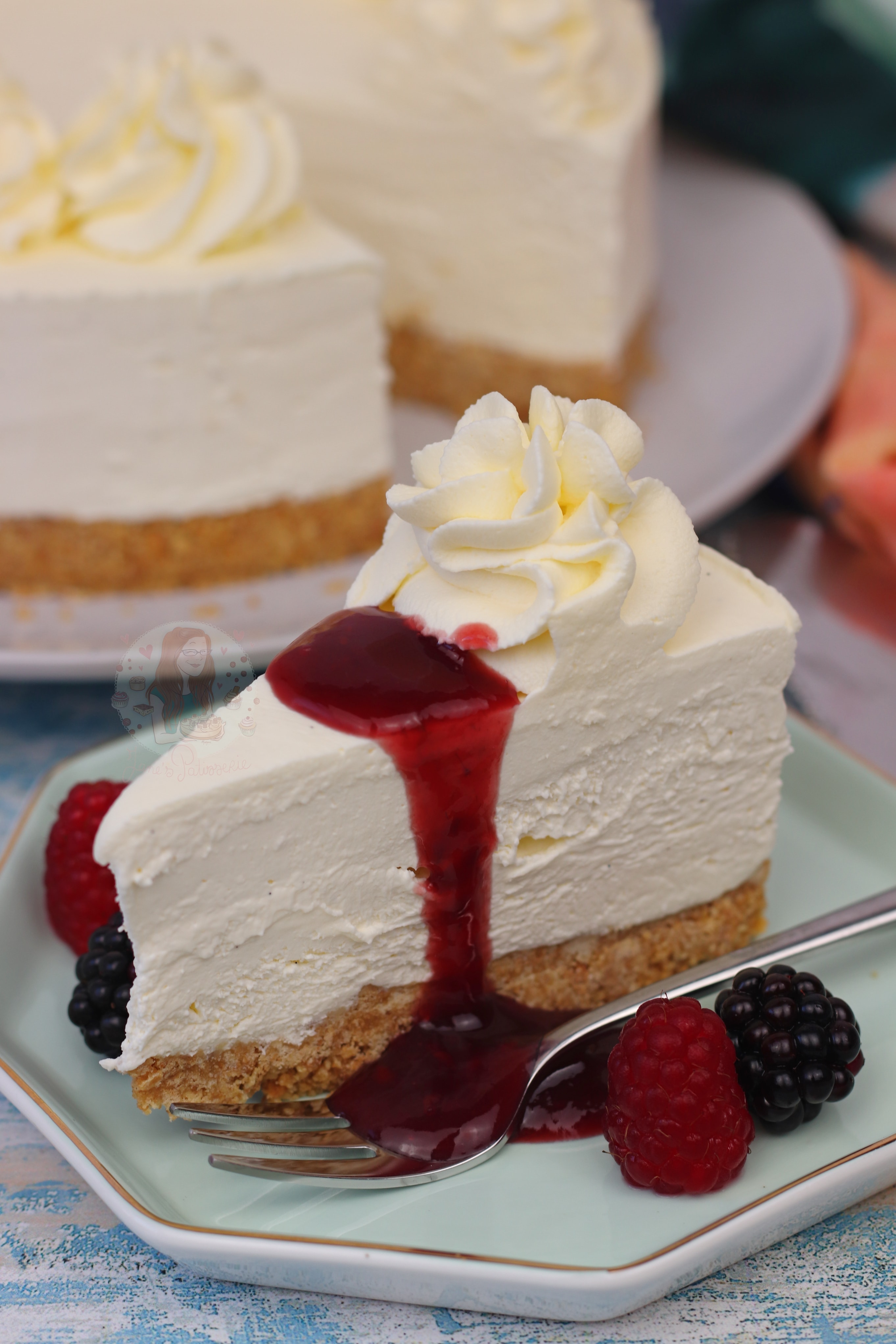 No-Bake Vanilla Cheesecake - Back To Basics! - Jane's Patisserie