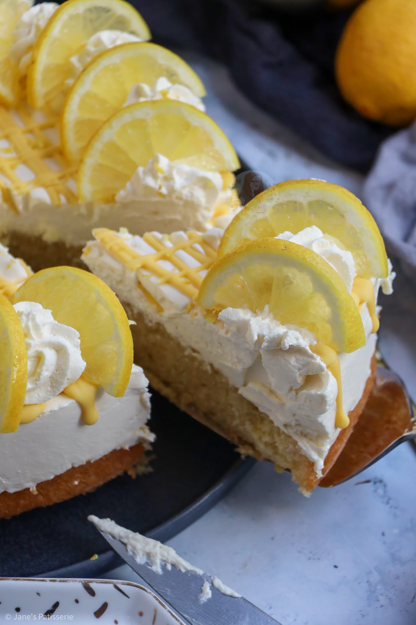 Lemon Drizzle Cheesecake! - Jane's Patisserie