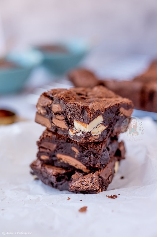 Triple Chocolate Brownies - Just so Tasty