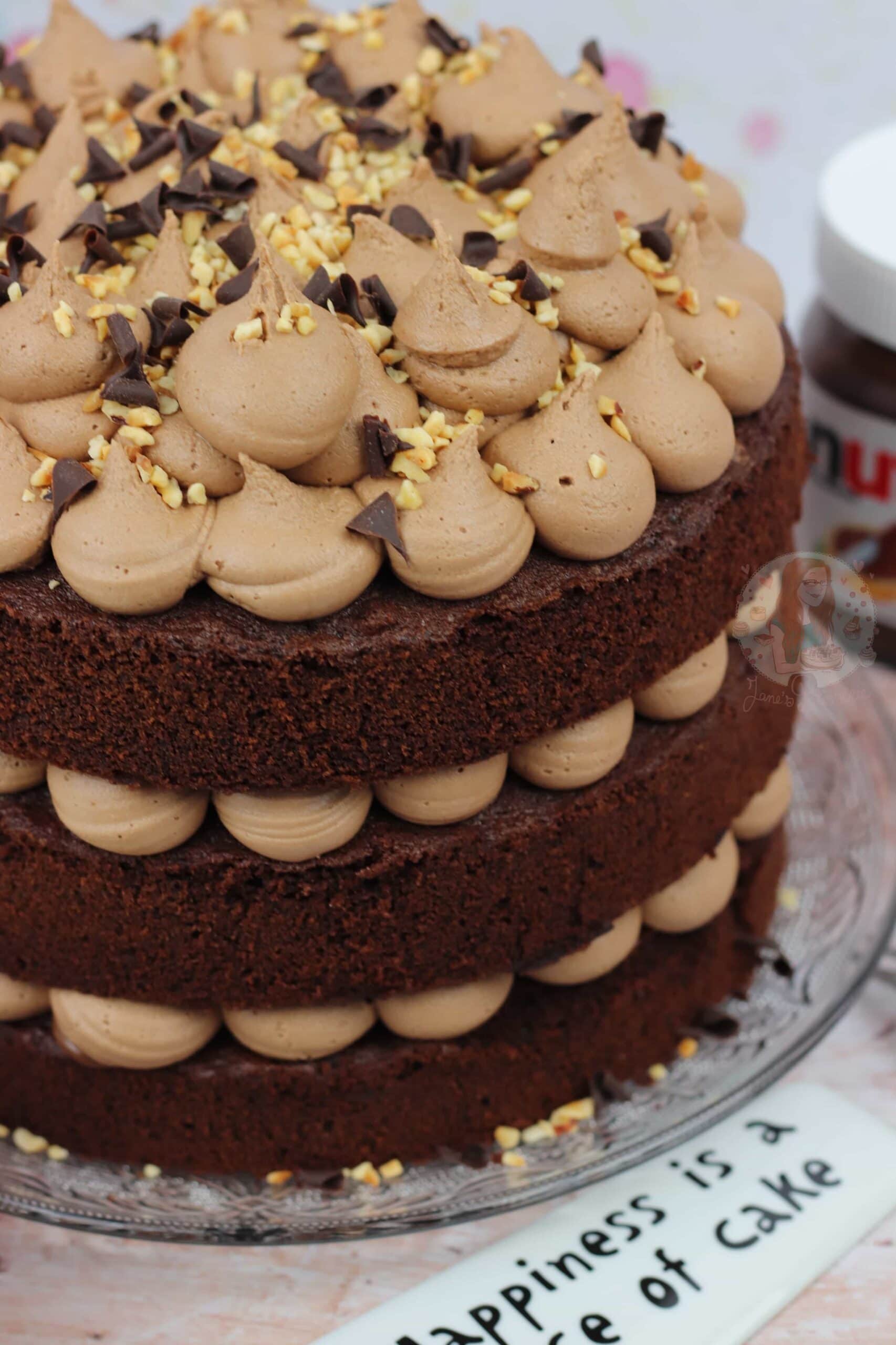 The FAMOUS 2 Ingredient Nutella Cake Recipe - Bake Play Smile