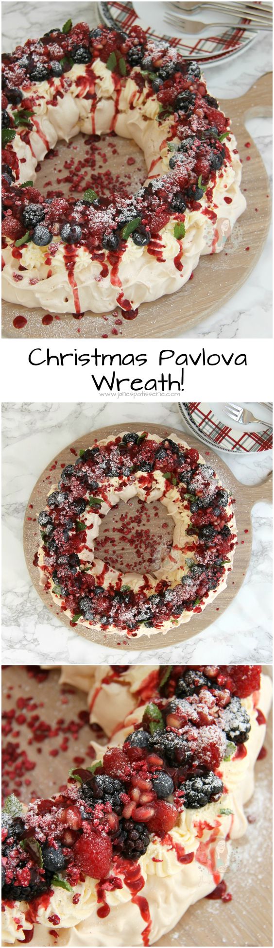 Christmas Pavlova Wreath! - Jane's Patisserie