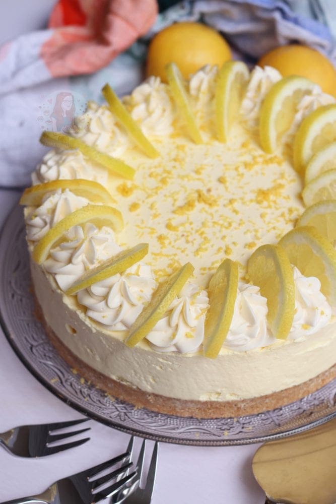 Lemon Curd Cheesecake (No Bake) - The Baking Explorer