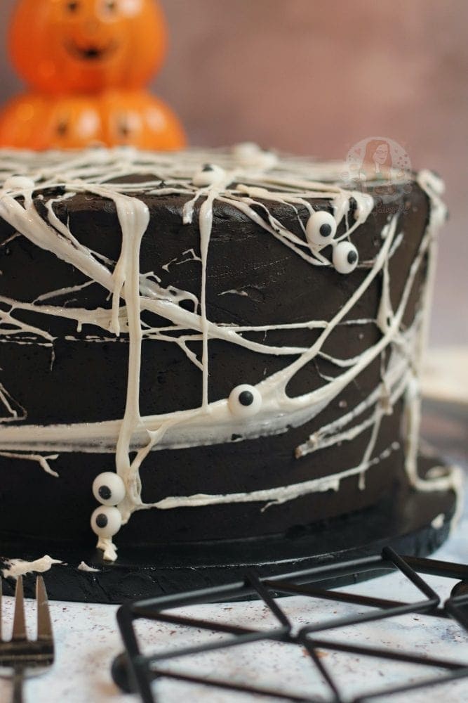Spiderweb Cake Recipe—Delish.com