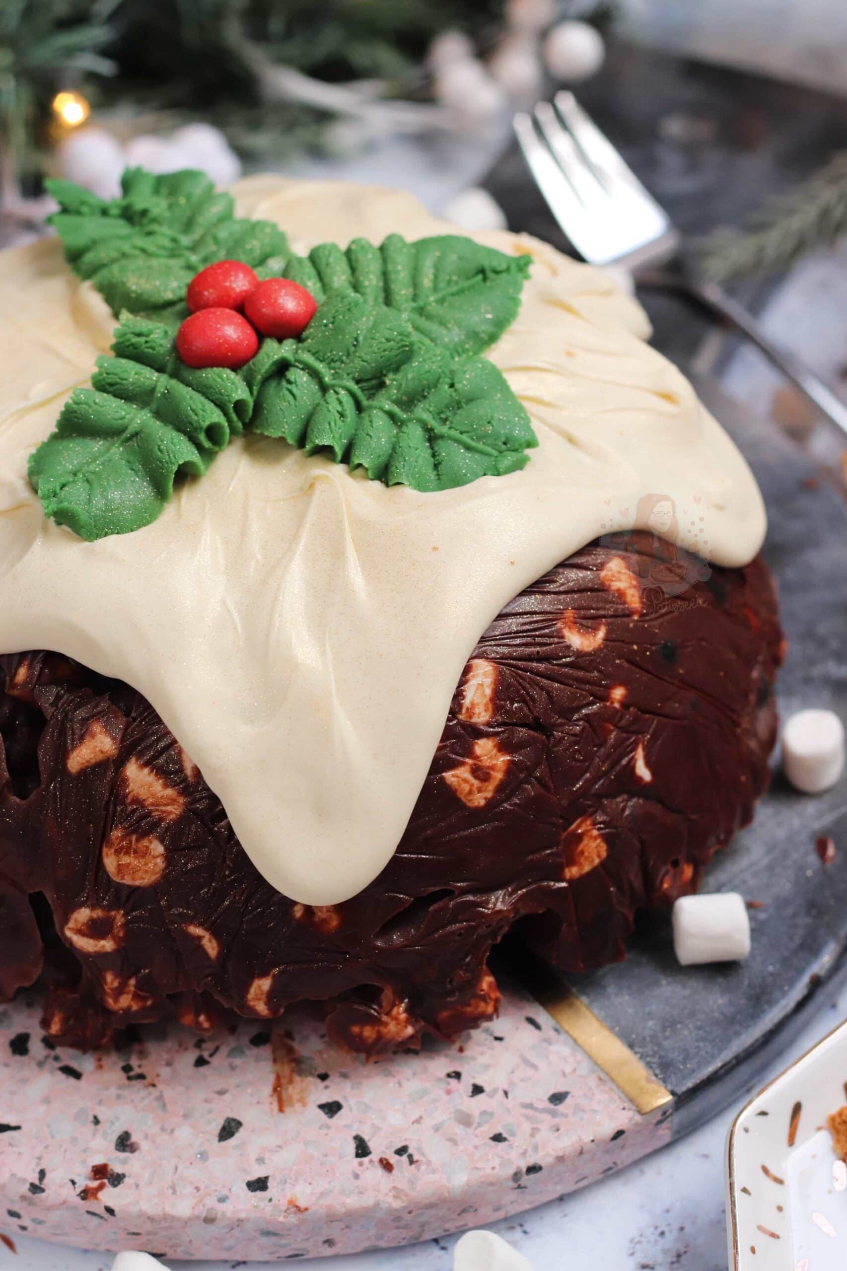 Rocky Road Christmas Pudding! - Jane's Patisserie