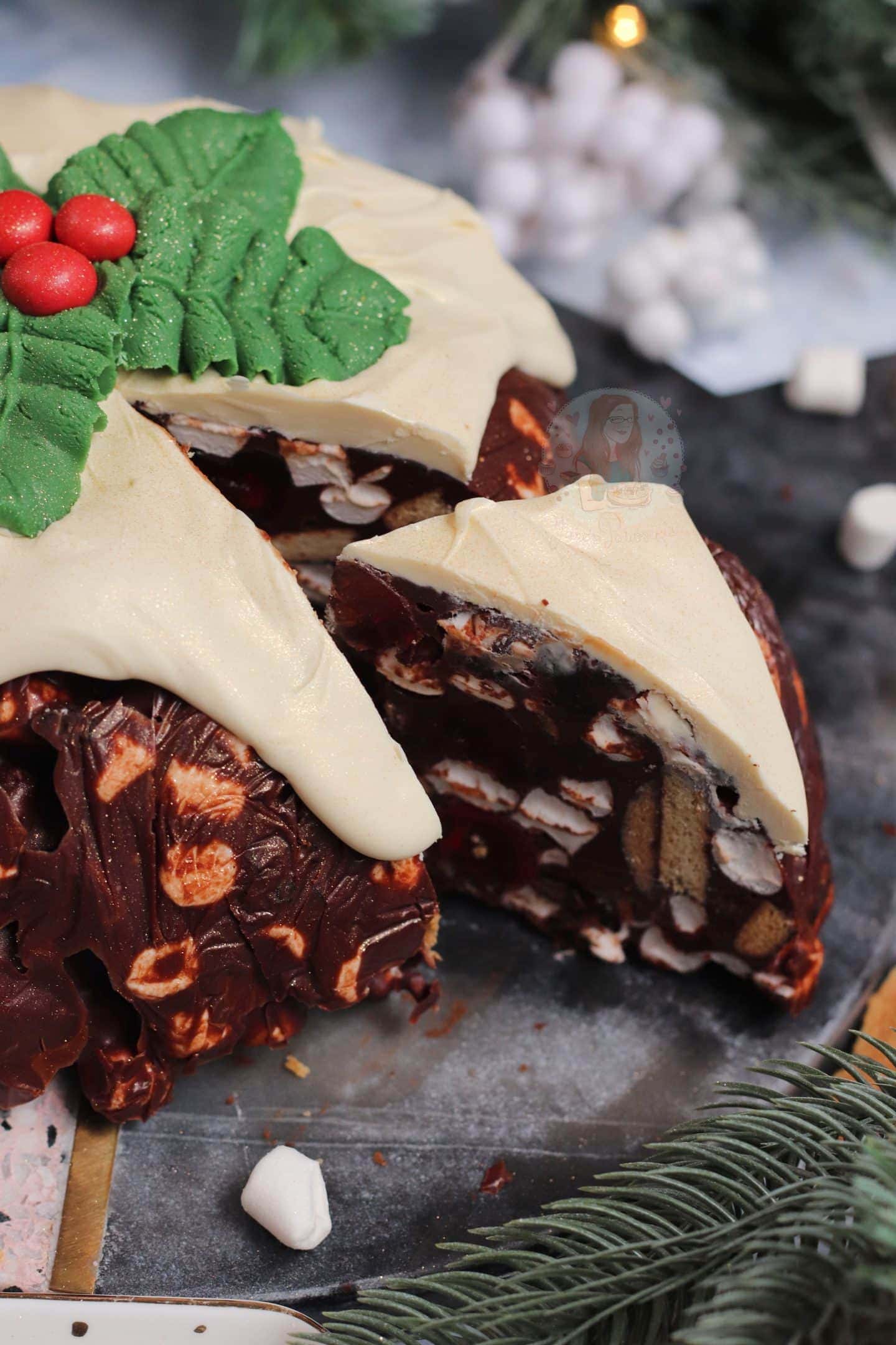 Rocky Road Christmas Pudding! - Jane's Patisserie