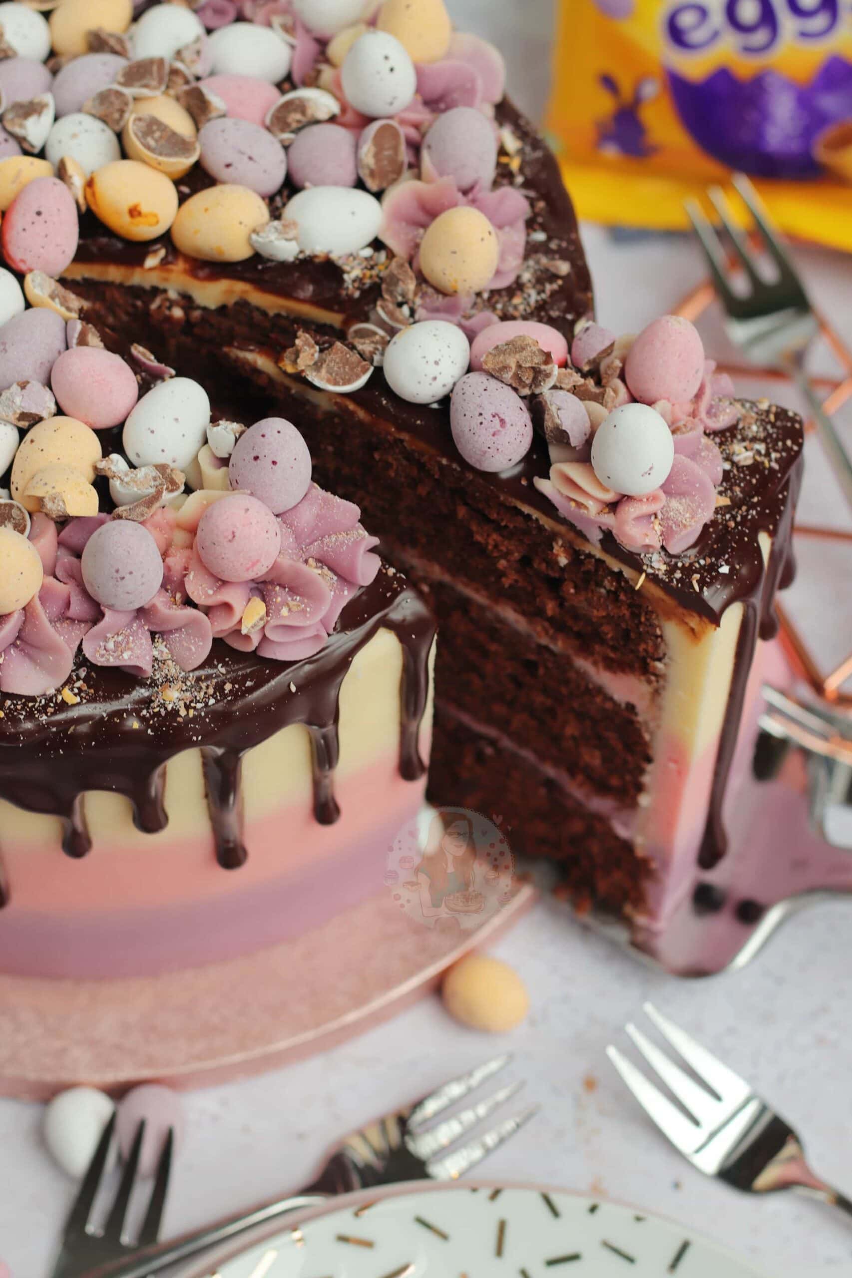 Mini Egg Drip Cake Jane S Patisserie