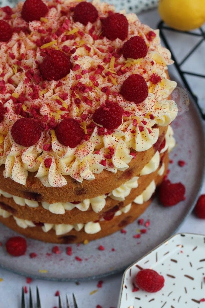 Lemon and Raspberry Cake! - Jane's Patisserie