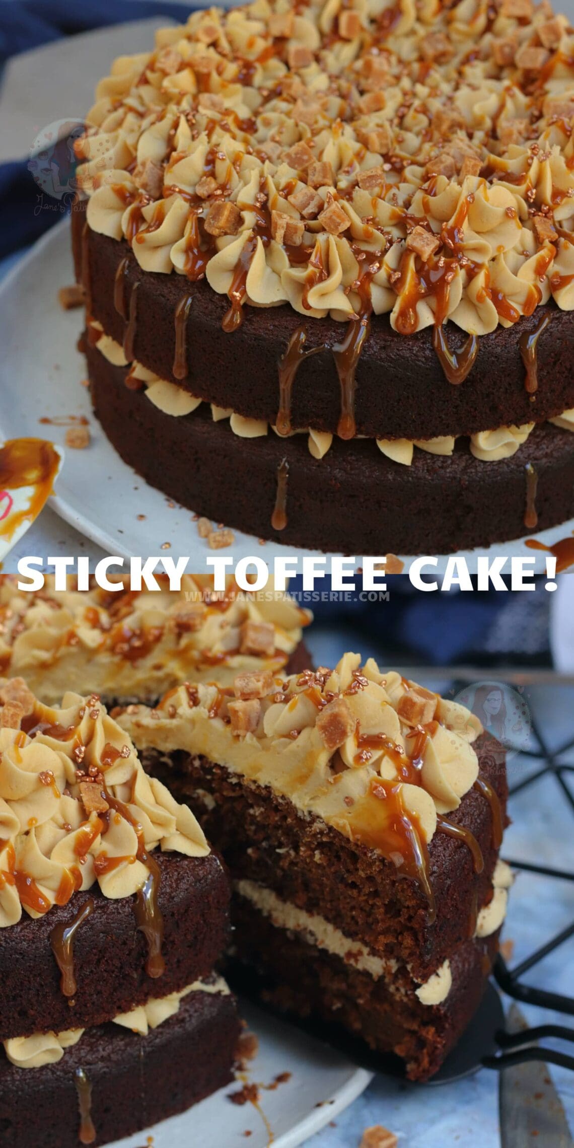 Sticky Toffee Cake! - Jane's Patisserie