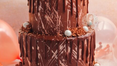 3-tier Chocolate Cake – Natasha's Cakes