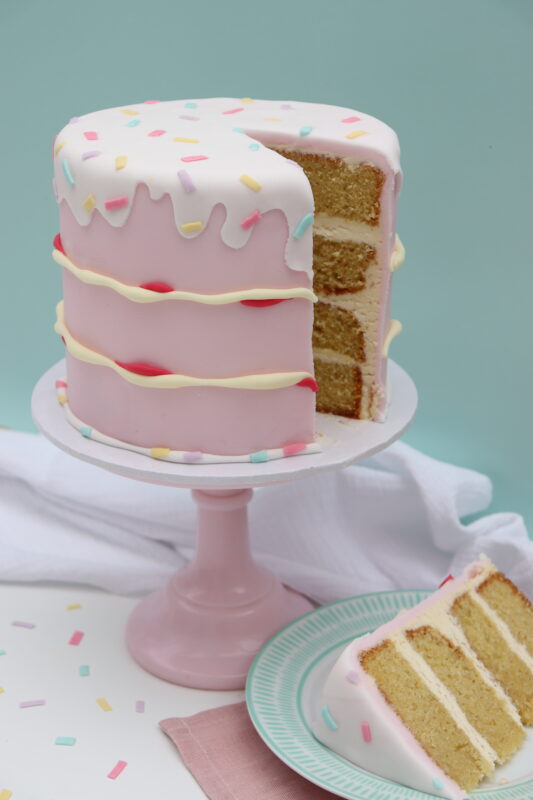 How to Ditch the Fondant and Make Your Own Naked Wedding Cake - Brit + Co