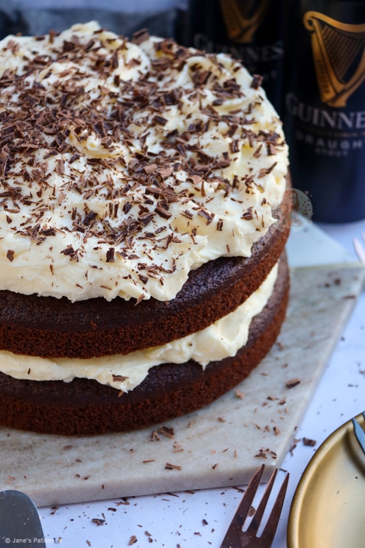 Chocolate Guinness Cake Janes Patisserie 