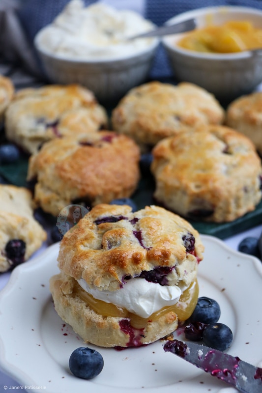 Fresh Lemon-Blueberry Scones