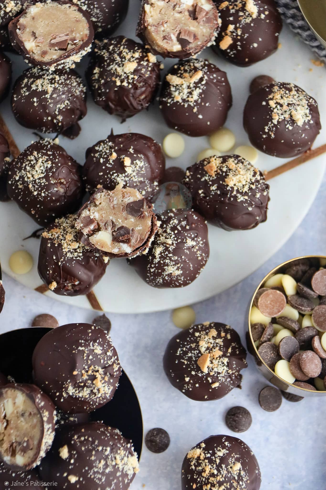 Cookie Dough Truffles! Jane's Patisserie