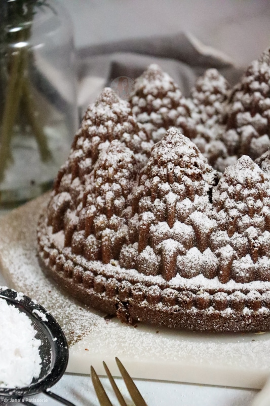 Gingerbread House Bundt Cake: Easier and Delicious